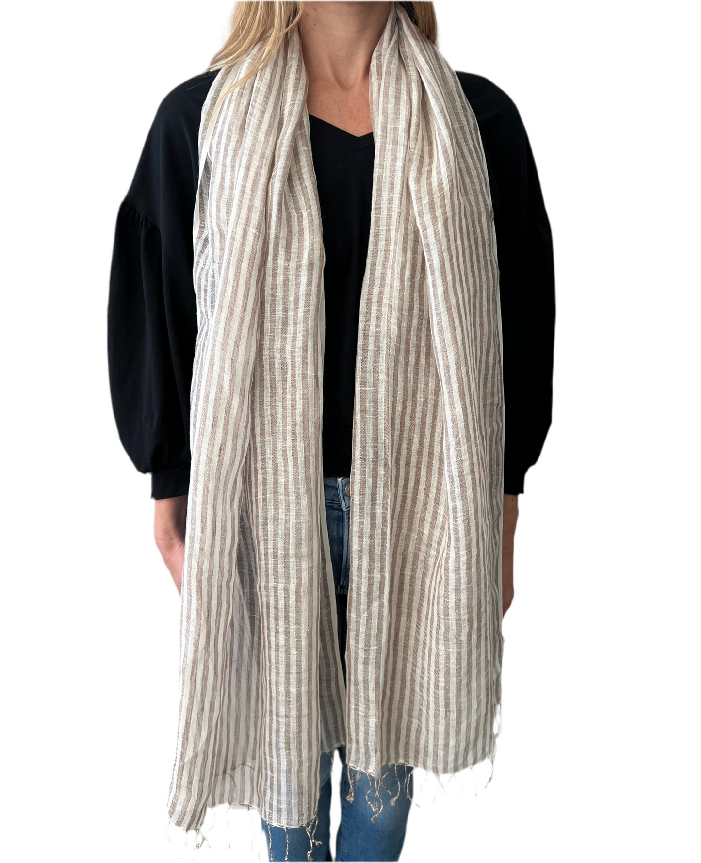 Anokhi || handloom linen scarf