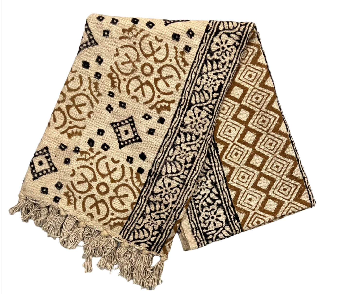ethik handloom throw || natural dye