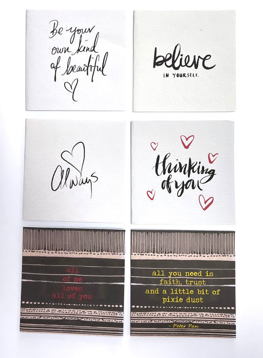 Saraswati paper cards || quotes