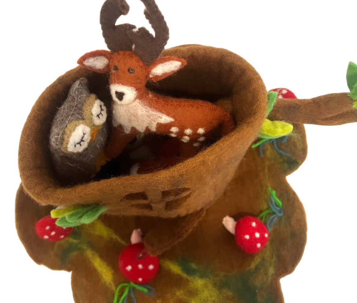ethik felt || woodland animal play set