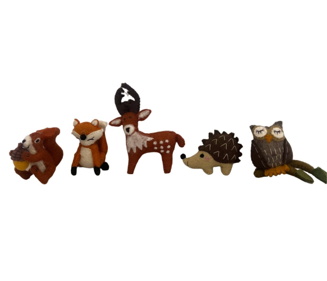 ethik felt || woodland animal play set