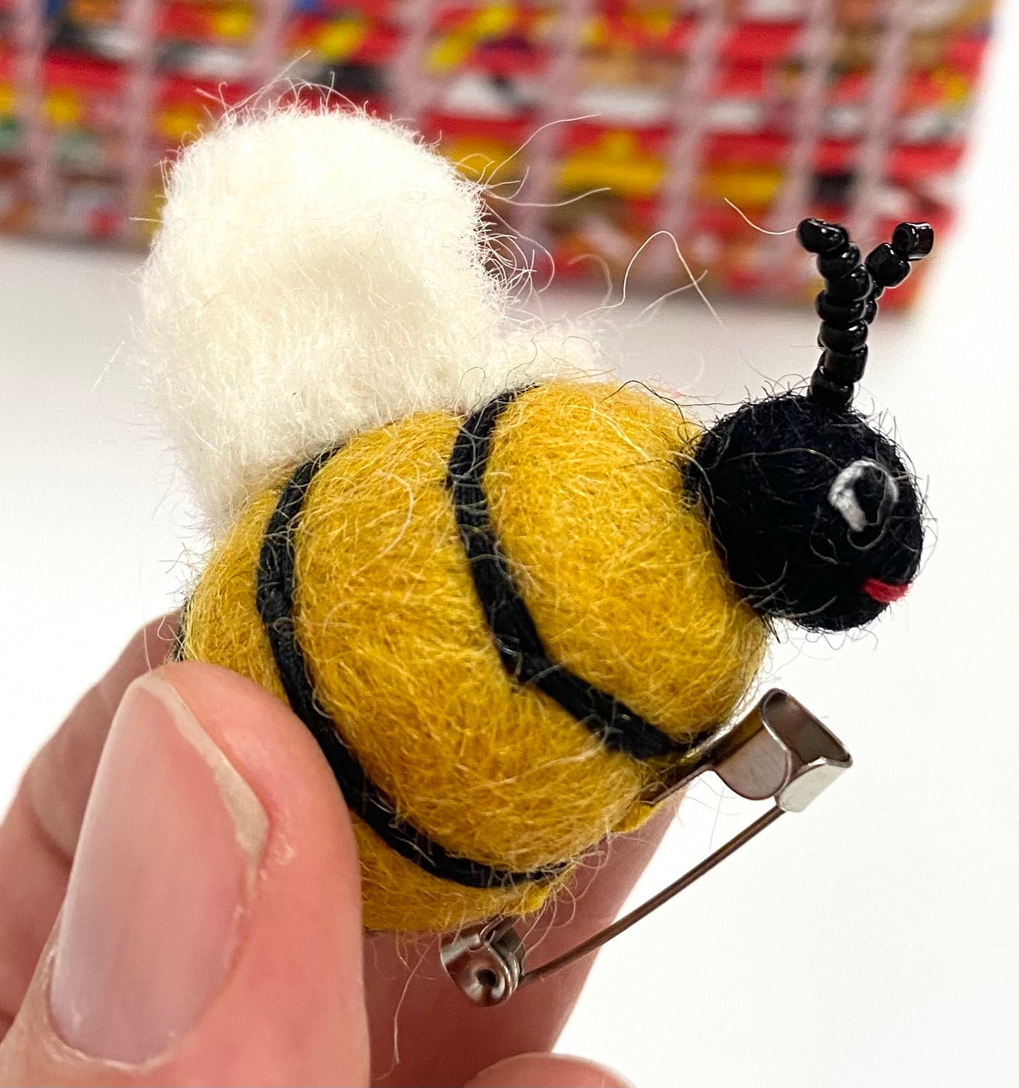 ethik felt || ladybug 🐞and bee 🐝 brooch