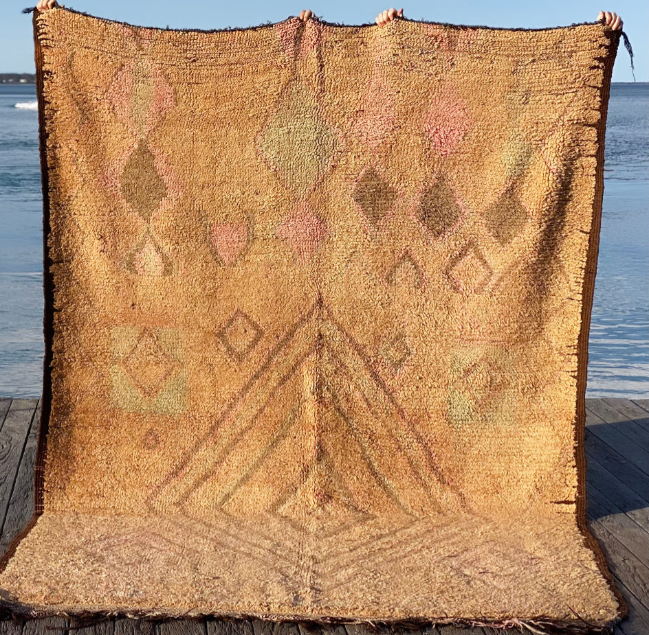 Moroccan vintage  "Boujad" rug was $3490 now $1500