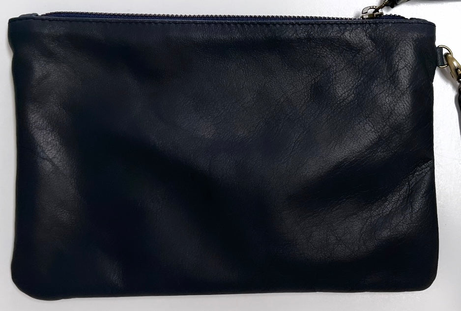 Leather clutch wallet