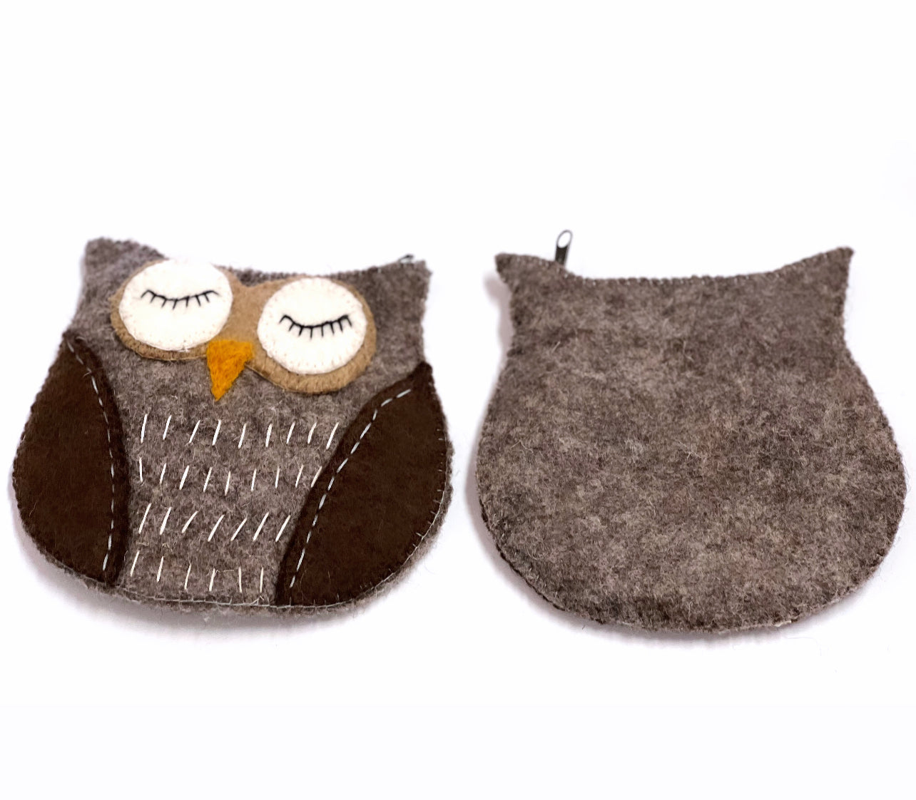 ethik felt || owl purse