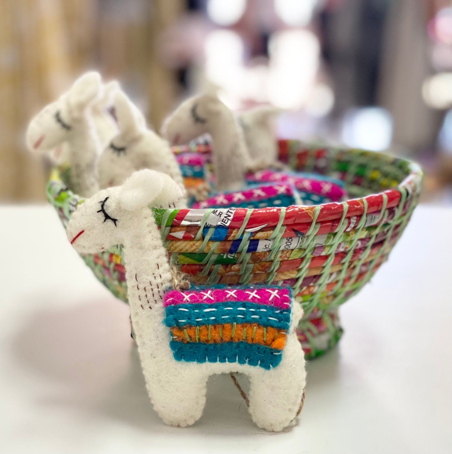 ethik felt || xmas Llama decoration