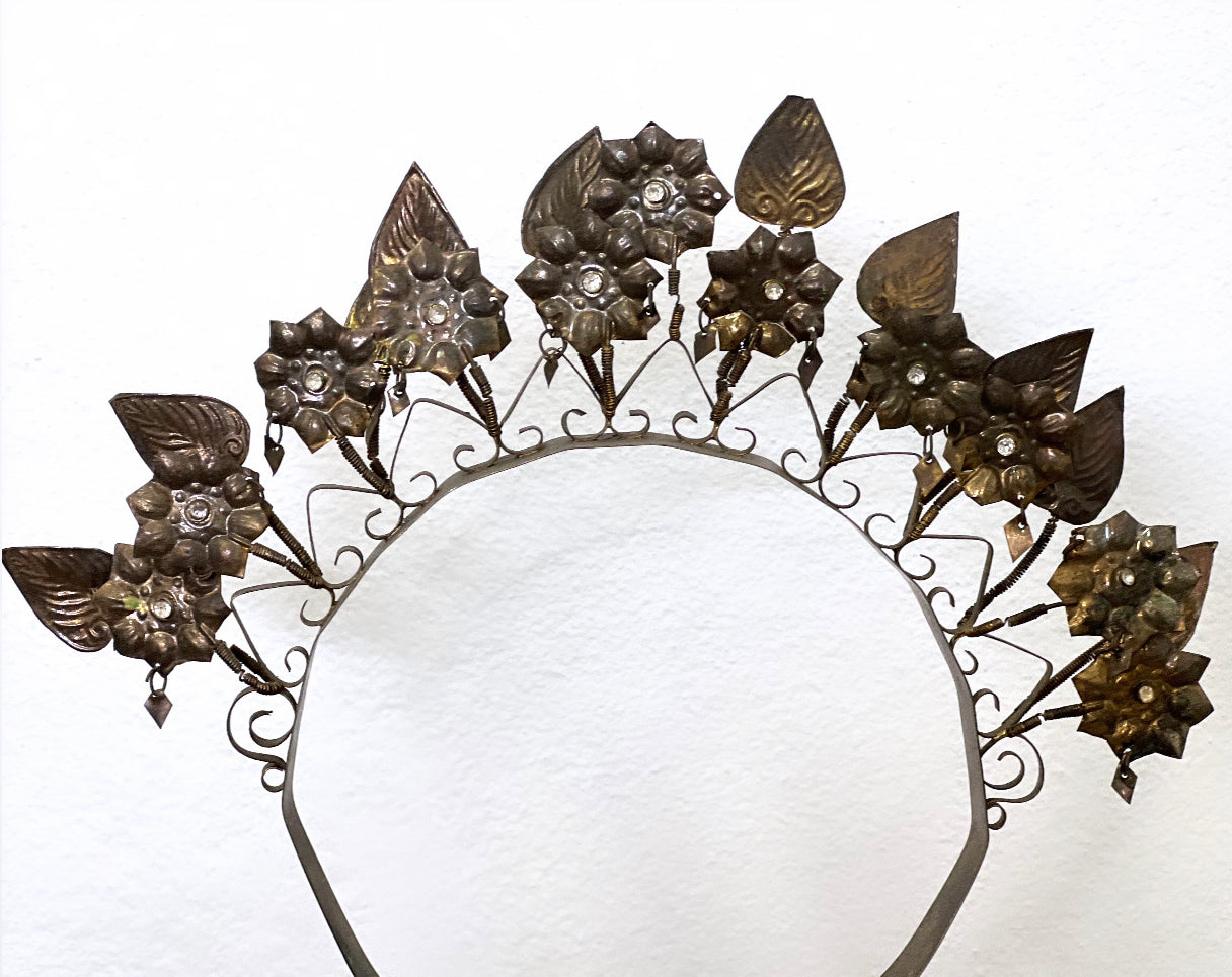 Vintage “Sumatran” bridal headpiece