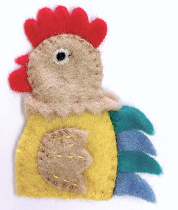 ethik felt || 2 D finger puppets