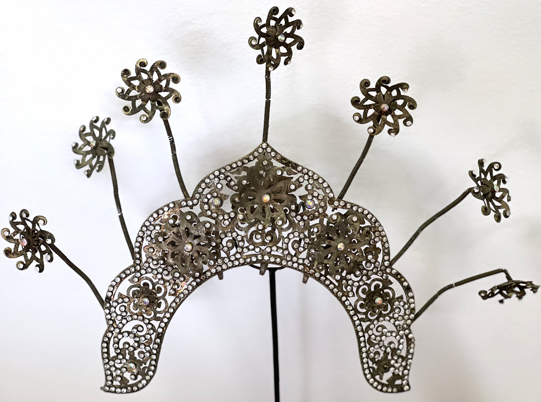 Vintage “Sumatran” bridal headpiece