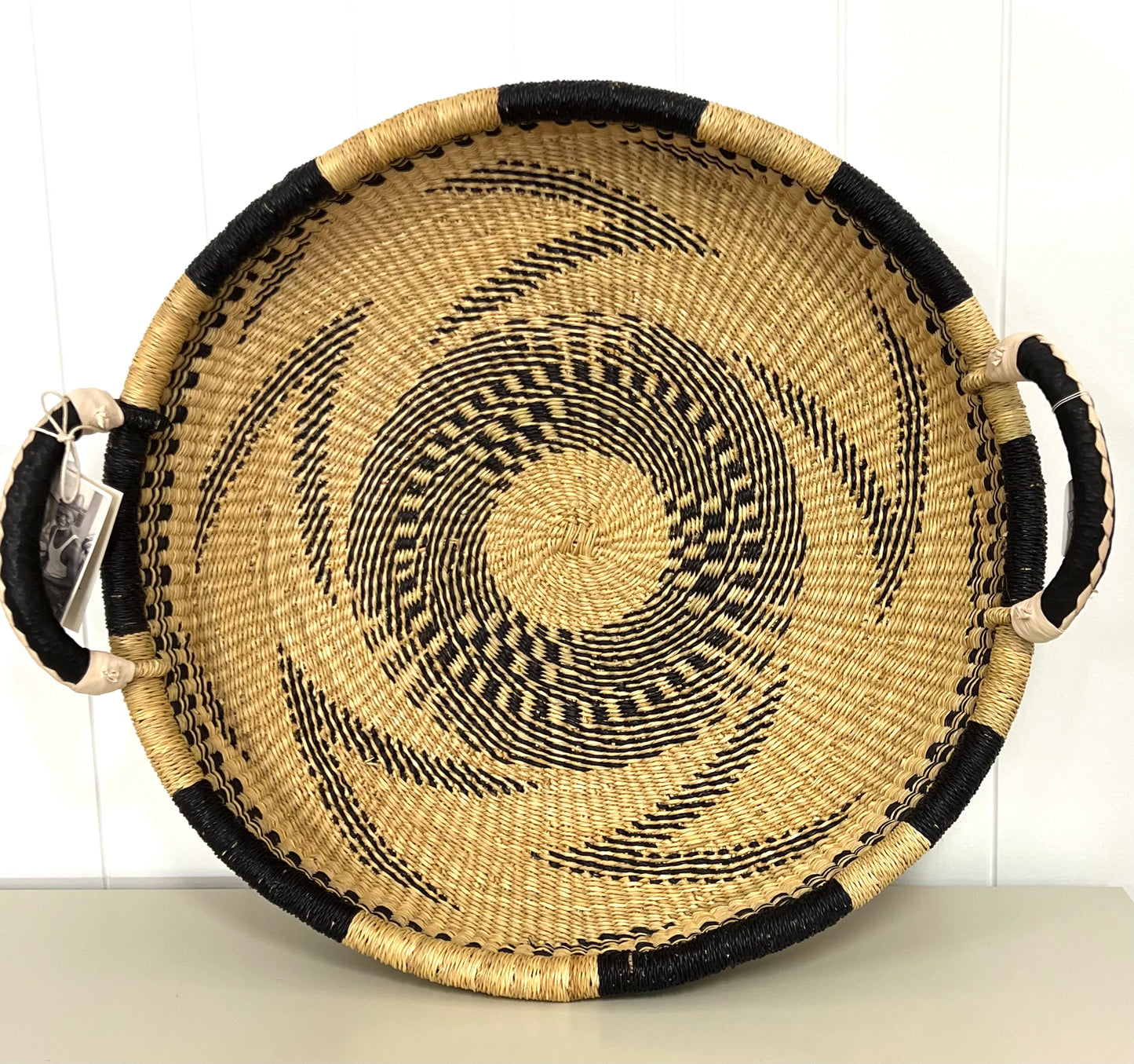 Baba Tree Basket || flat round basket or wall hang ing