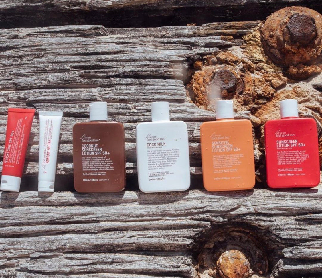 we are feel good inc || coconut sunscreen 200ml