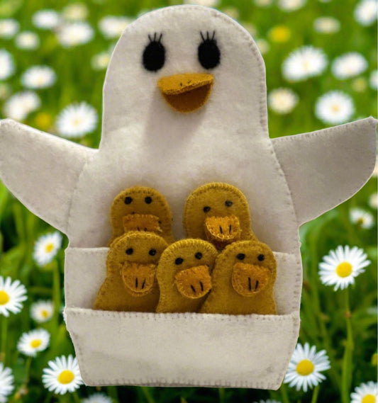ethik felt || 5 little ducks handpuppet