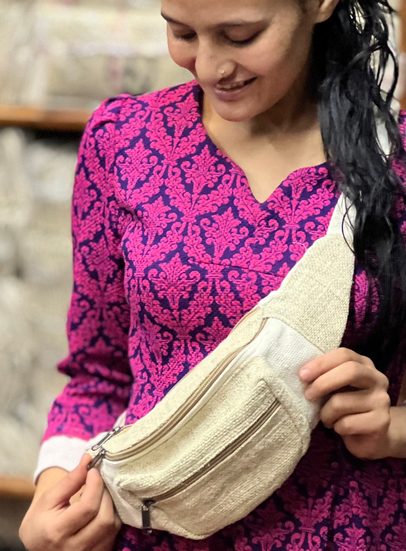 Hemp “bum bag”