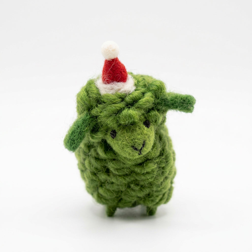 ethik felt || thick loop xmas sheep decoration