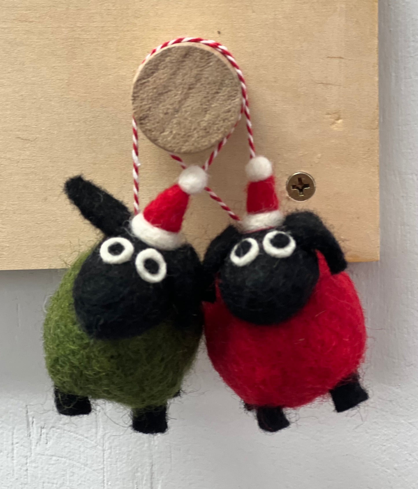 ethik felt || xmas black face sheep decoration
