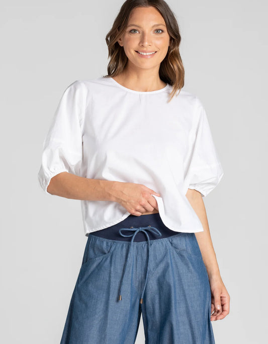 boomshankar || guru pants || blue chambray