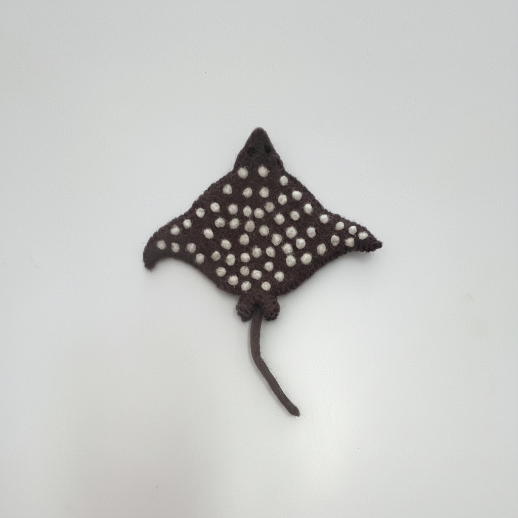 ethik felt || stingray finger-puppet set of 2