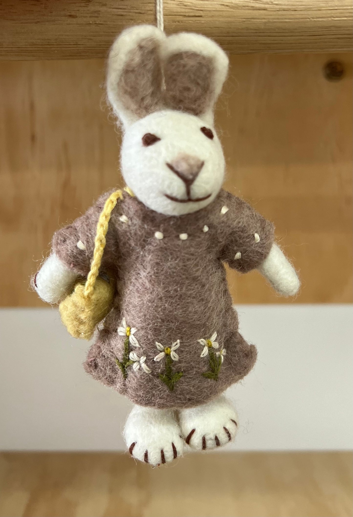 ethik felt || rabbit with felted outfit