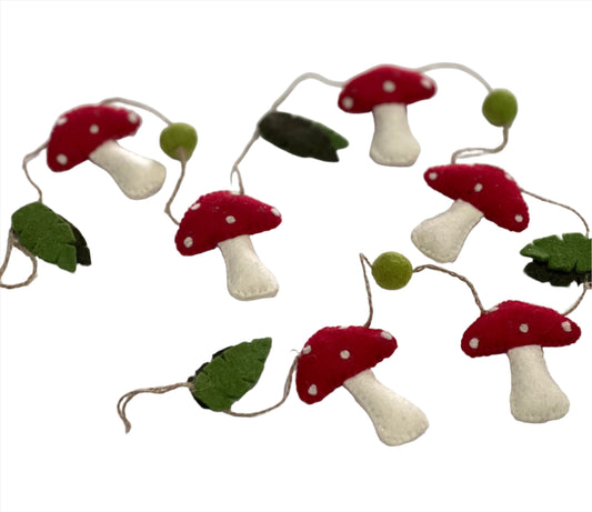 ethik felt || mushroom garland