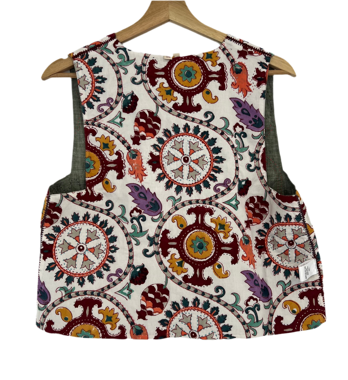 Anokhi || reversible embroidered vest