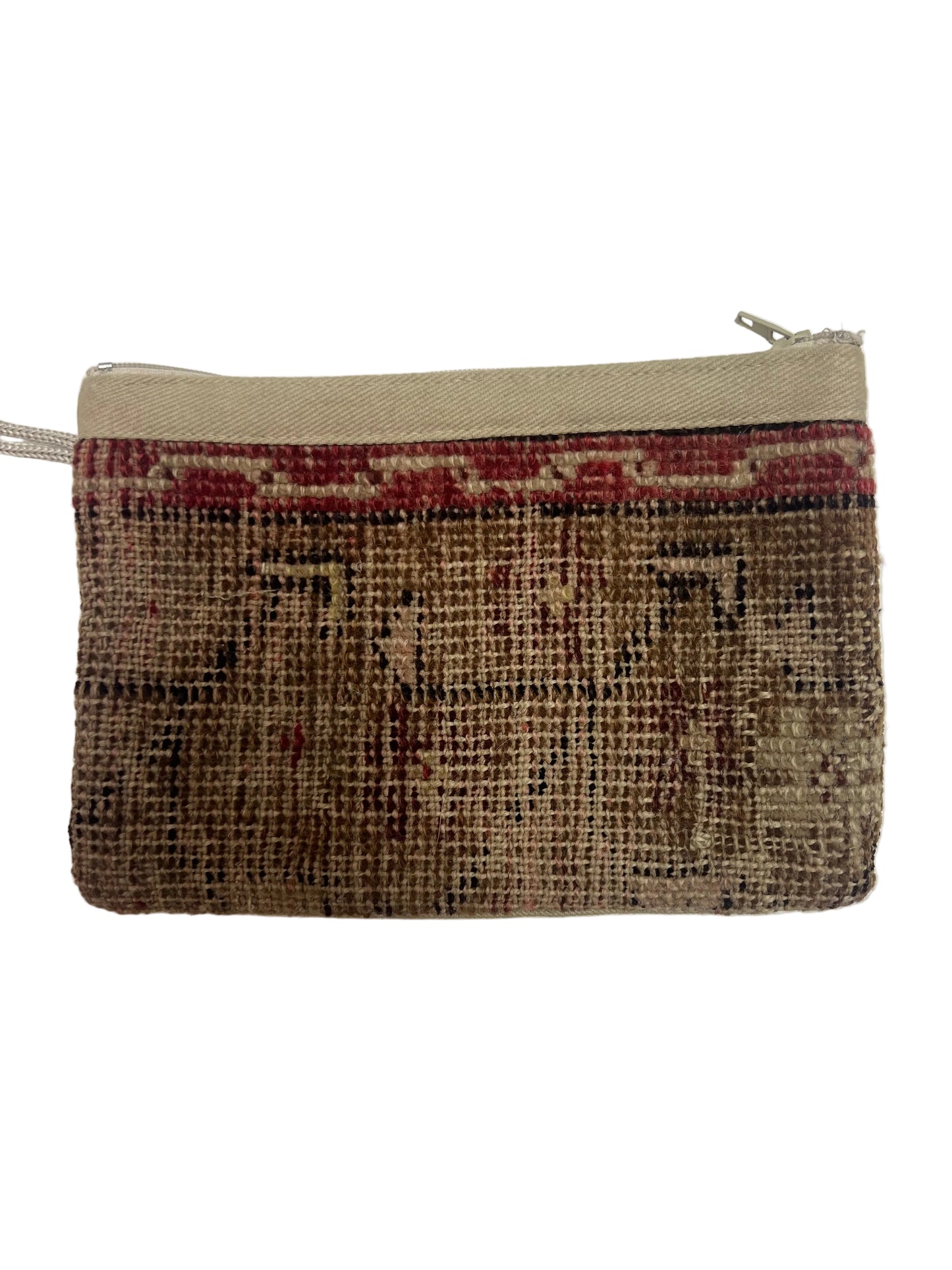 Turkish up-cycled carpet || clutch purse