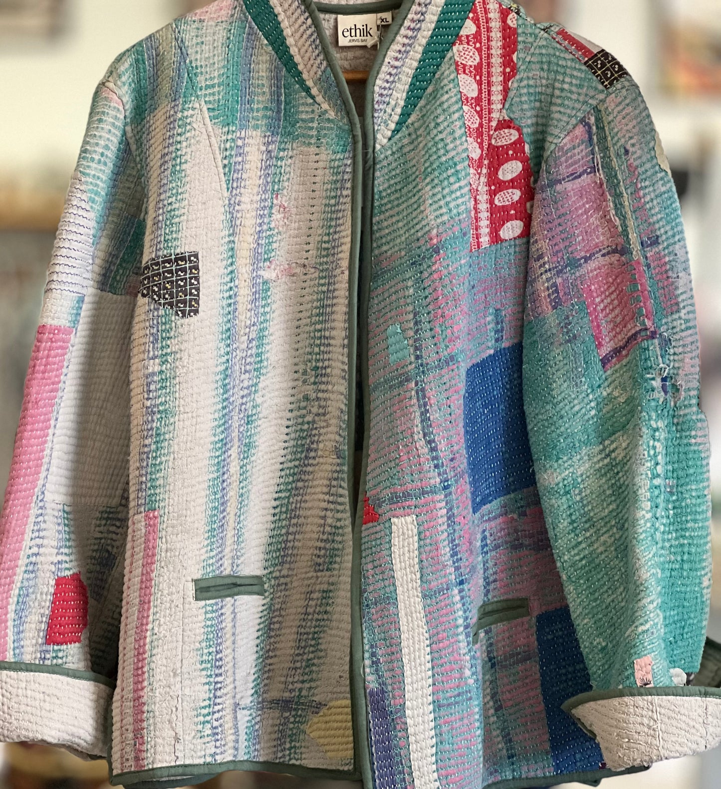 ethik || vintage kantha jacket