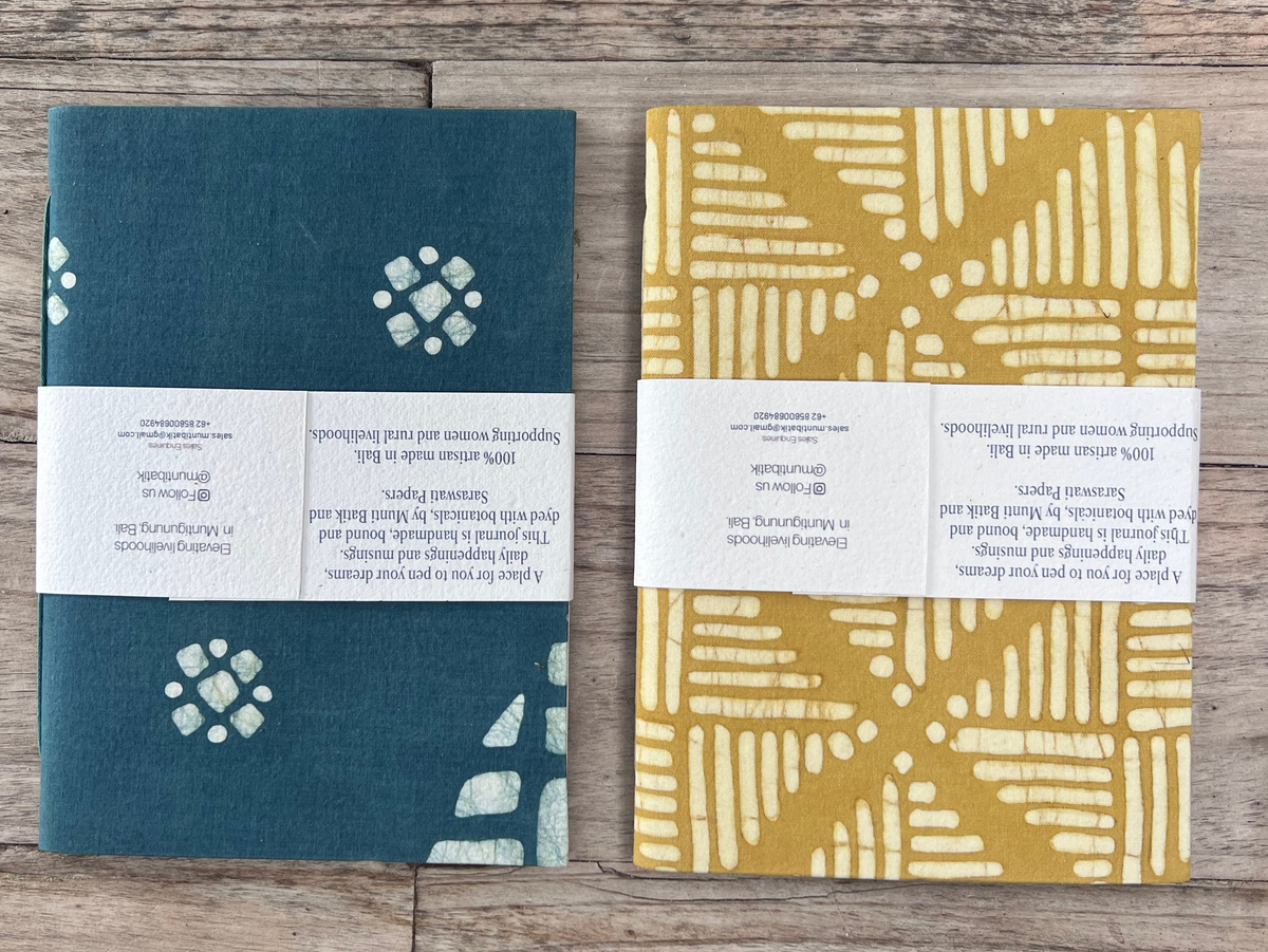 munti batik cotton || notebook
