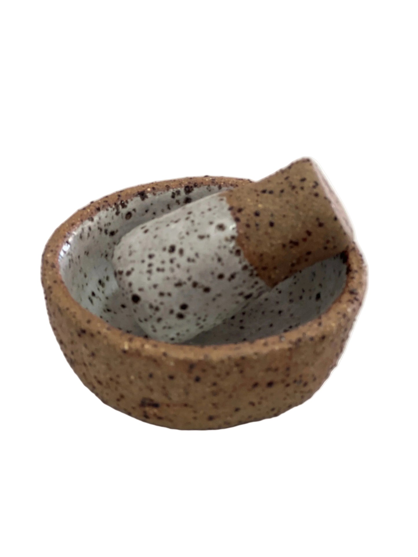 mini ceramic mortar and pestle