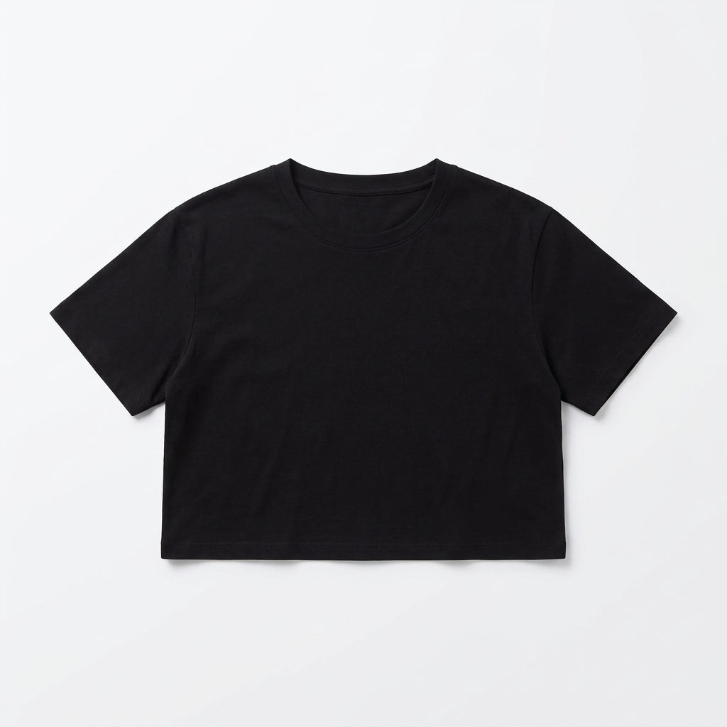 ethik organic cotton || oversized cropped tee