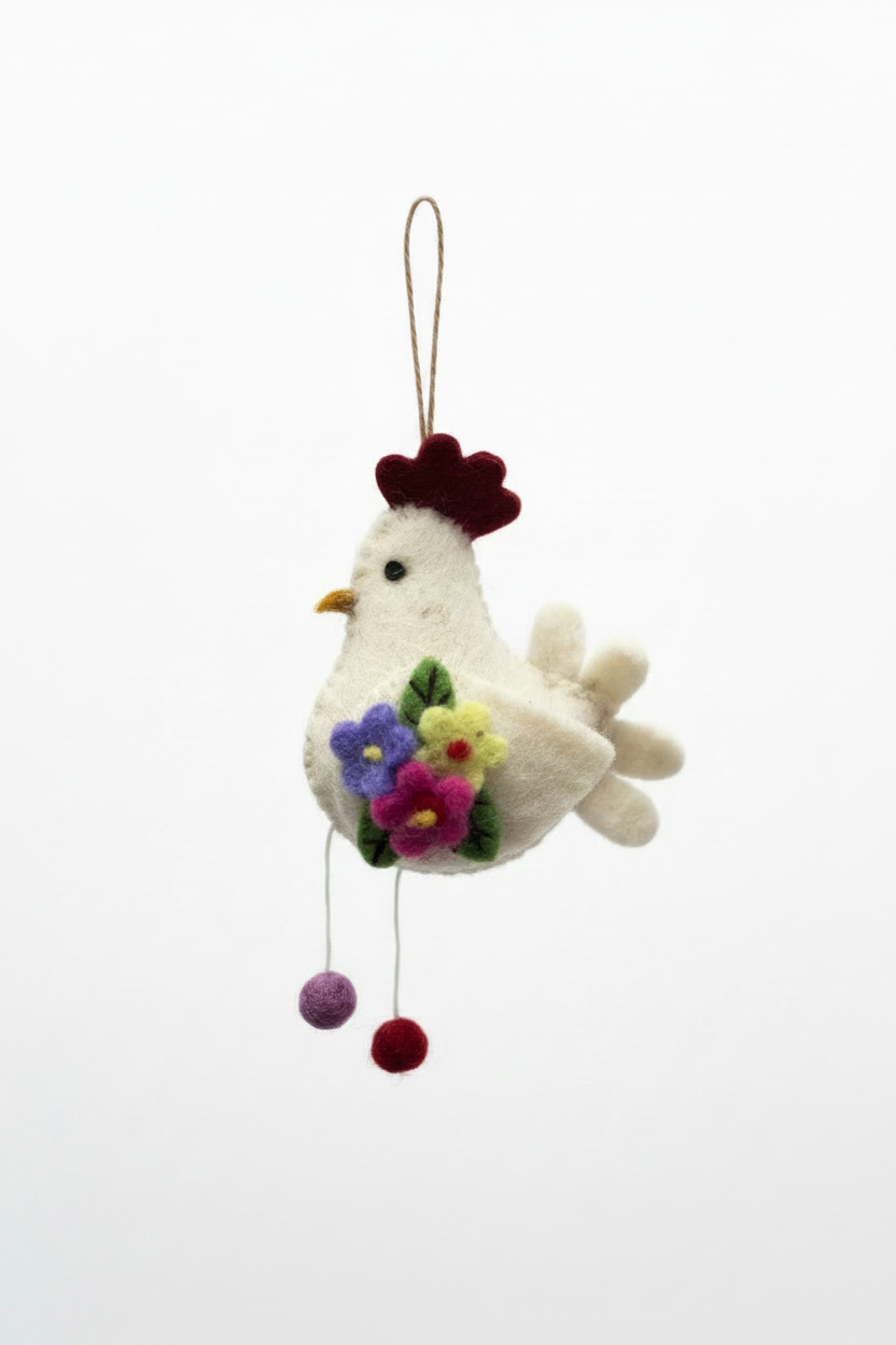 ethik felt || chicken decoration