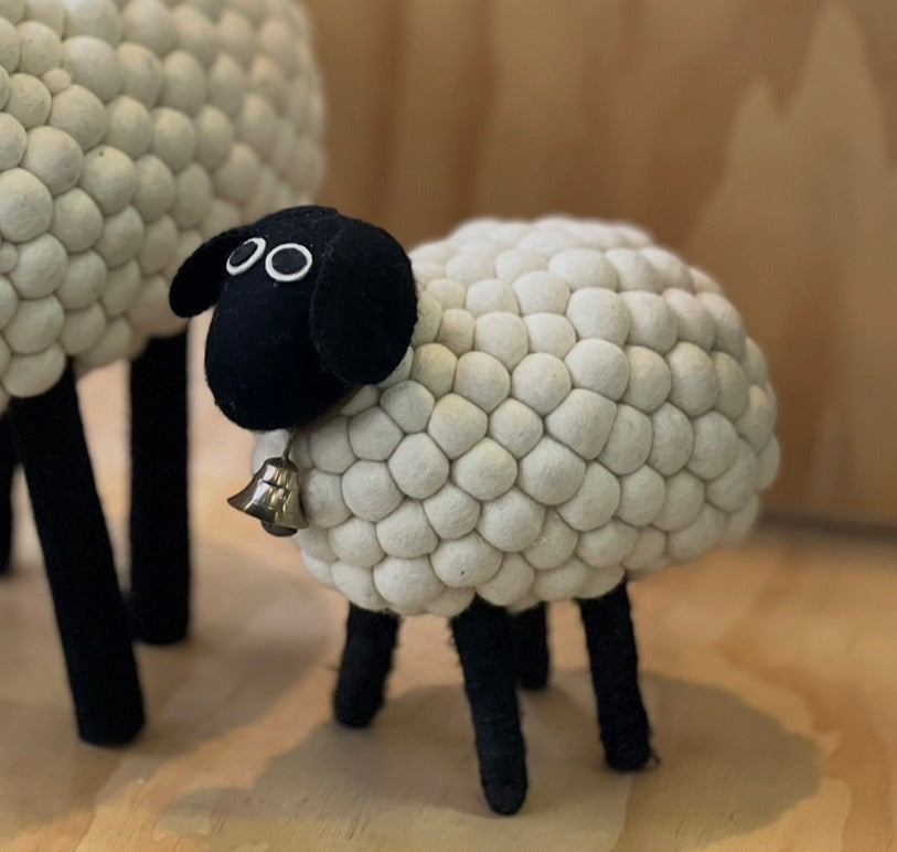 ethik felt || felt ball sheep toys