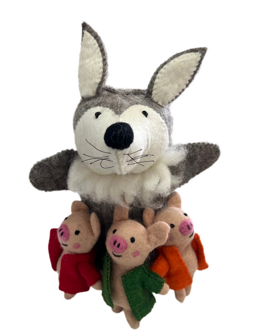 ethik felt || new wolf with 3 little pigs