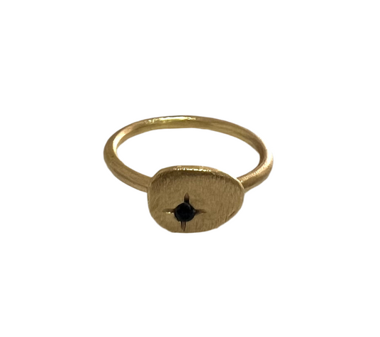 Jaipur gold jewellery || signet stone ring
