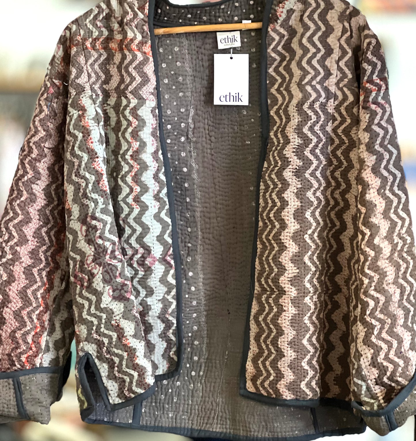 ethik || vintage kantha jacket