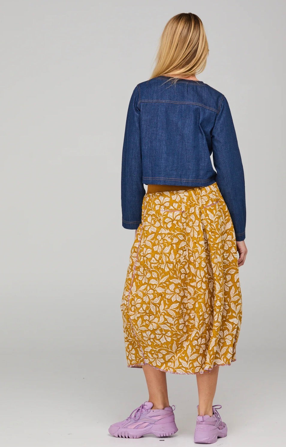 boomshankar || guru skirt || izumi mustard