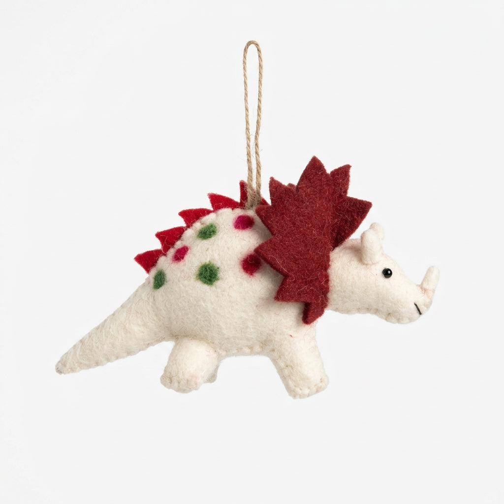 ethik felt || dinosaur xmas decoration