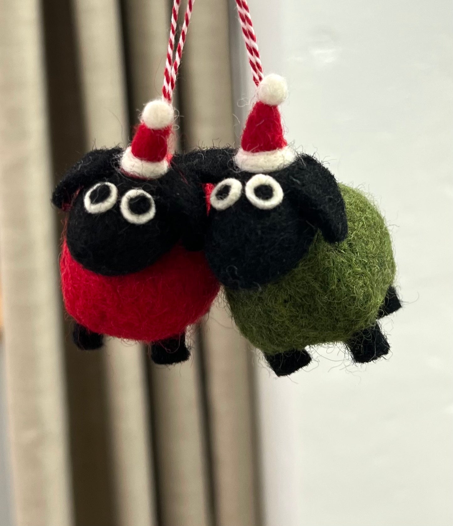 ethik felt || xmas black face sheep decoration