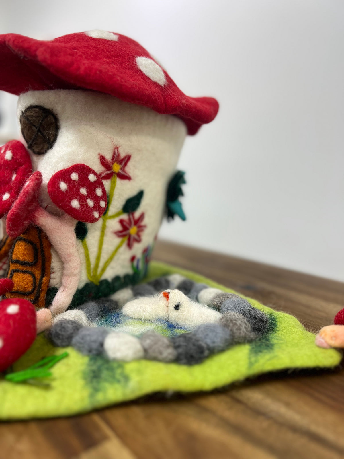ethik felt || giant mushroom house