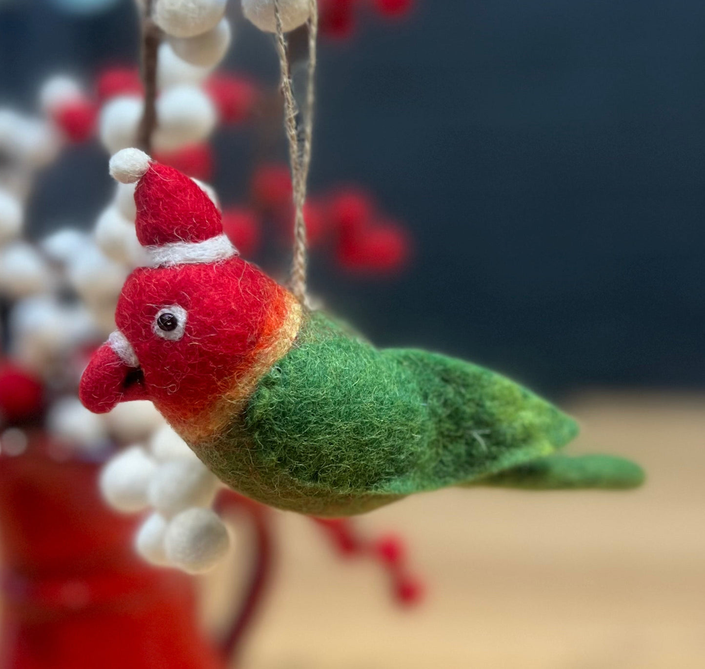 ethik felt || aussie bird xmas decorations