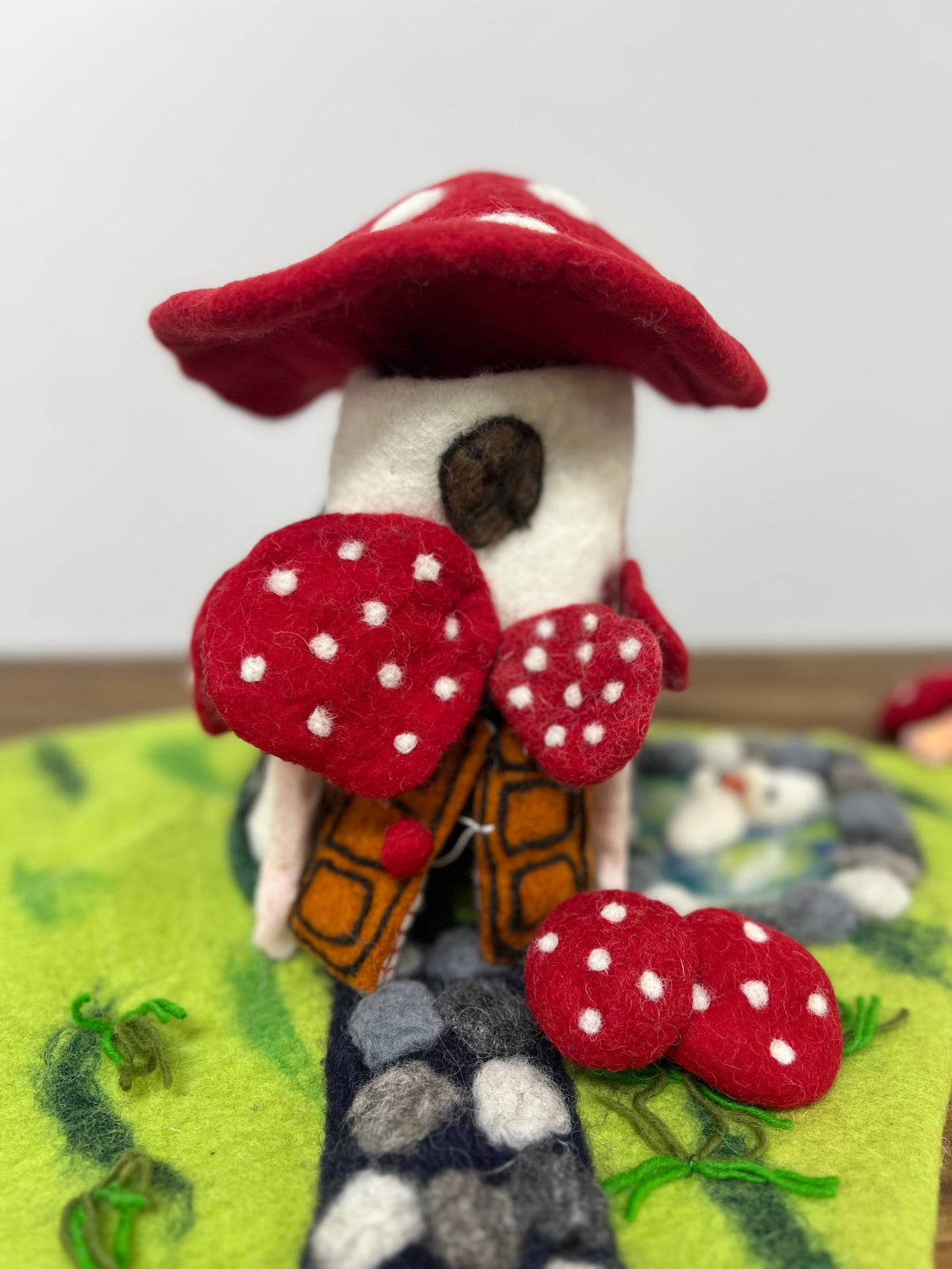 ethik felt || giant mushroom house