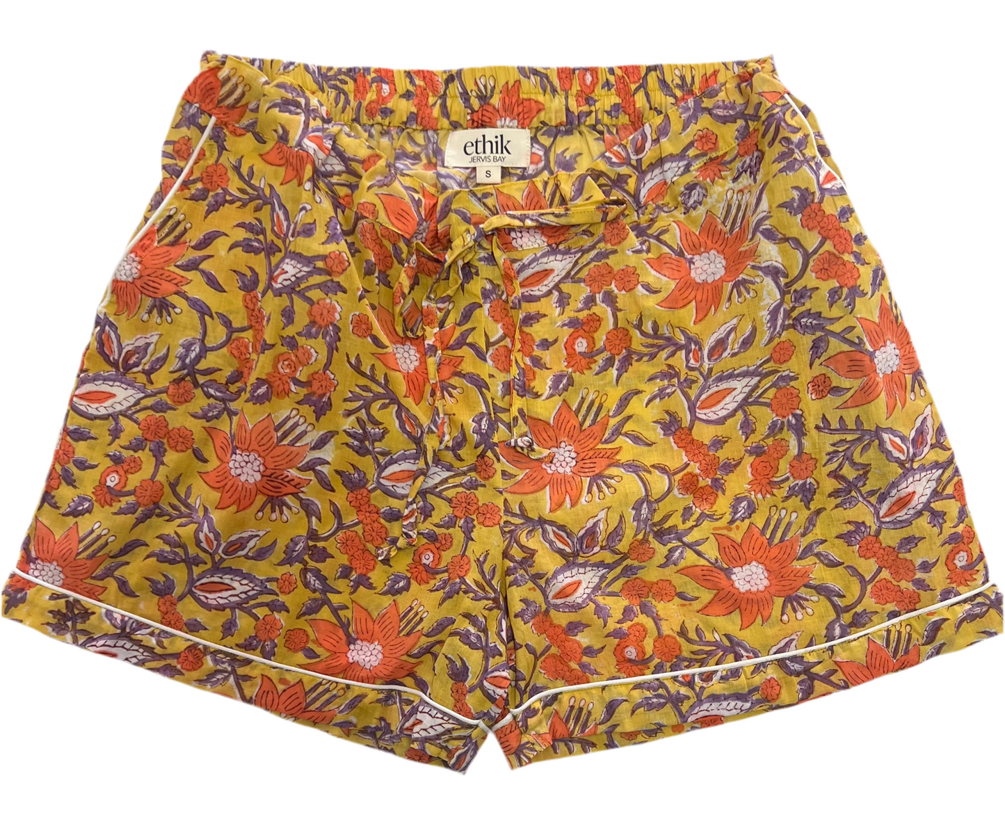ethik cotton boxer shorts || hand block printed