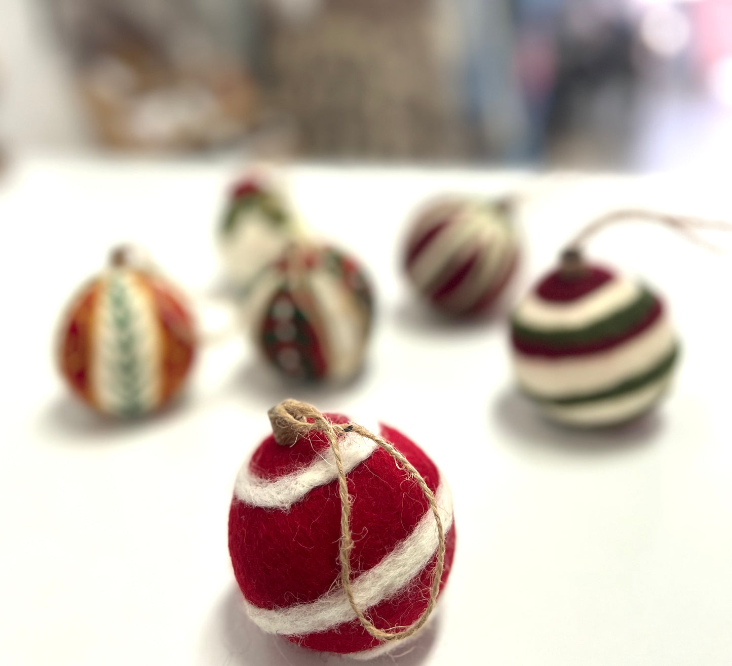 ethik felt || xmas baubles