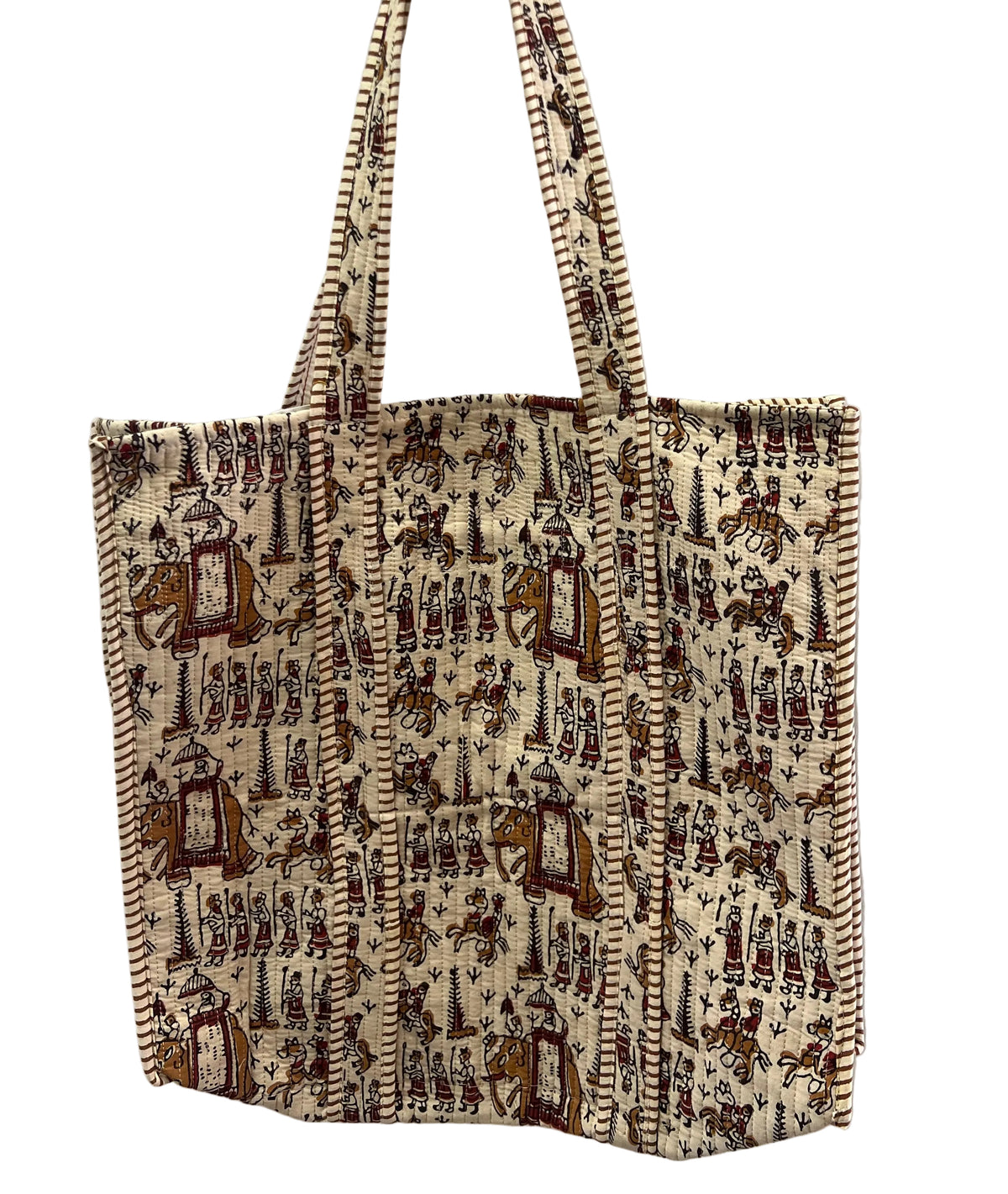 ethik hand block cotton || tote bag