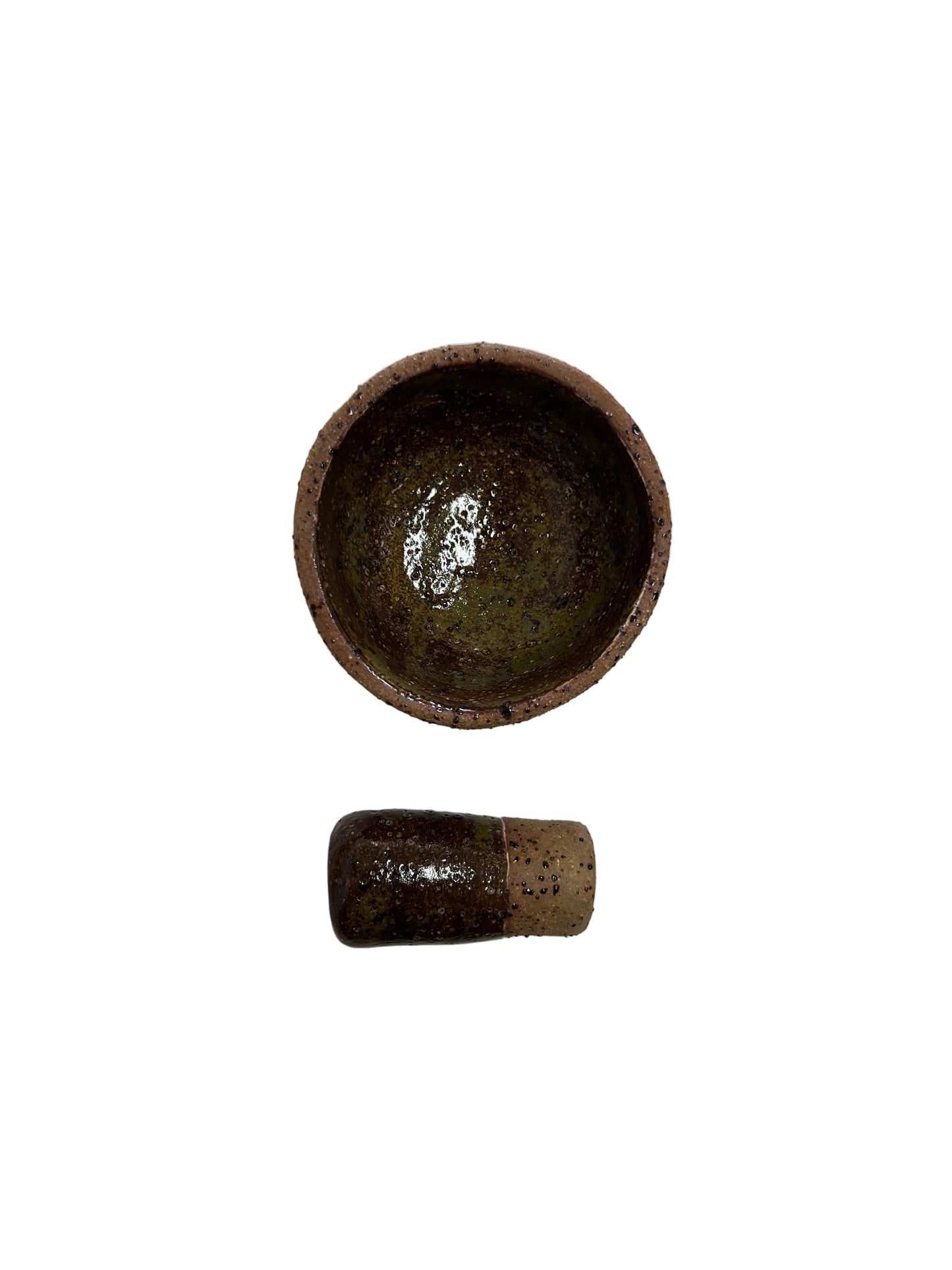 mini ceramic mortar and pestle