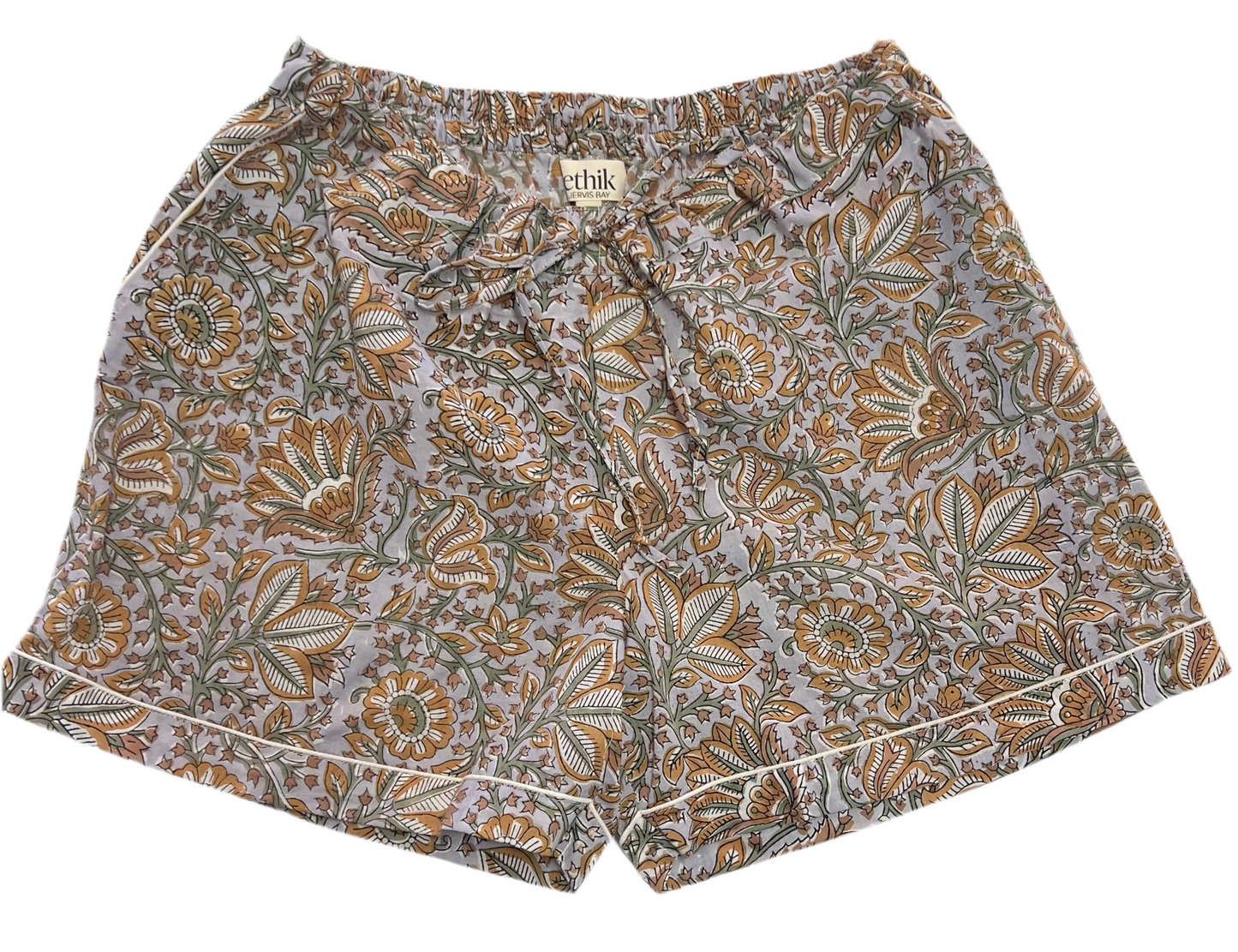ethik cotton boxer shorts || hand block printed