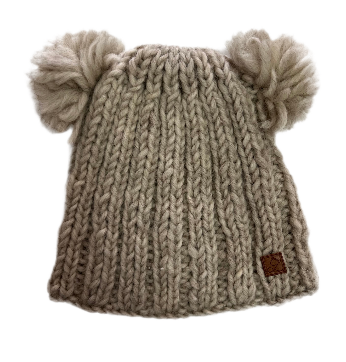 ethik beanie || kids double pom pom