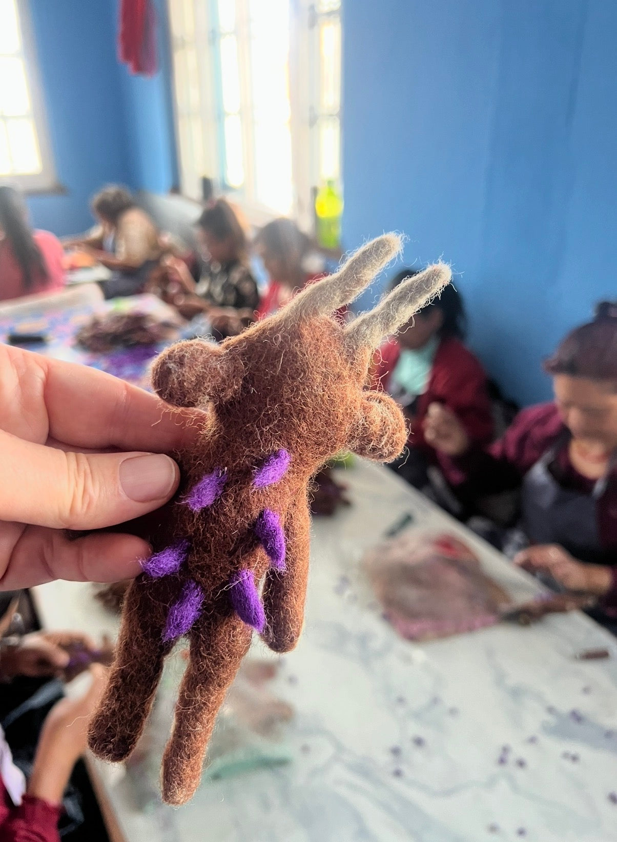 ethik felt || 3 D gruffalo finger puppet set