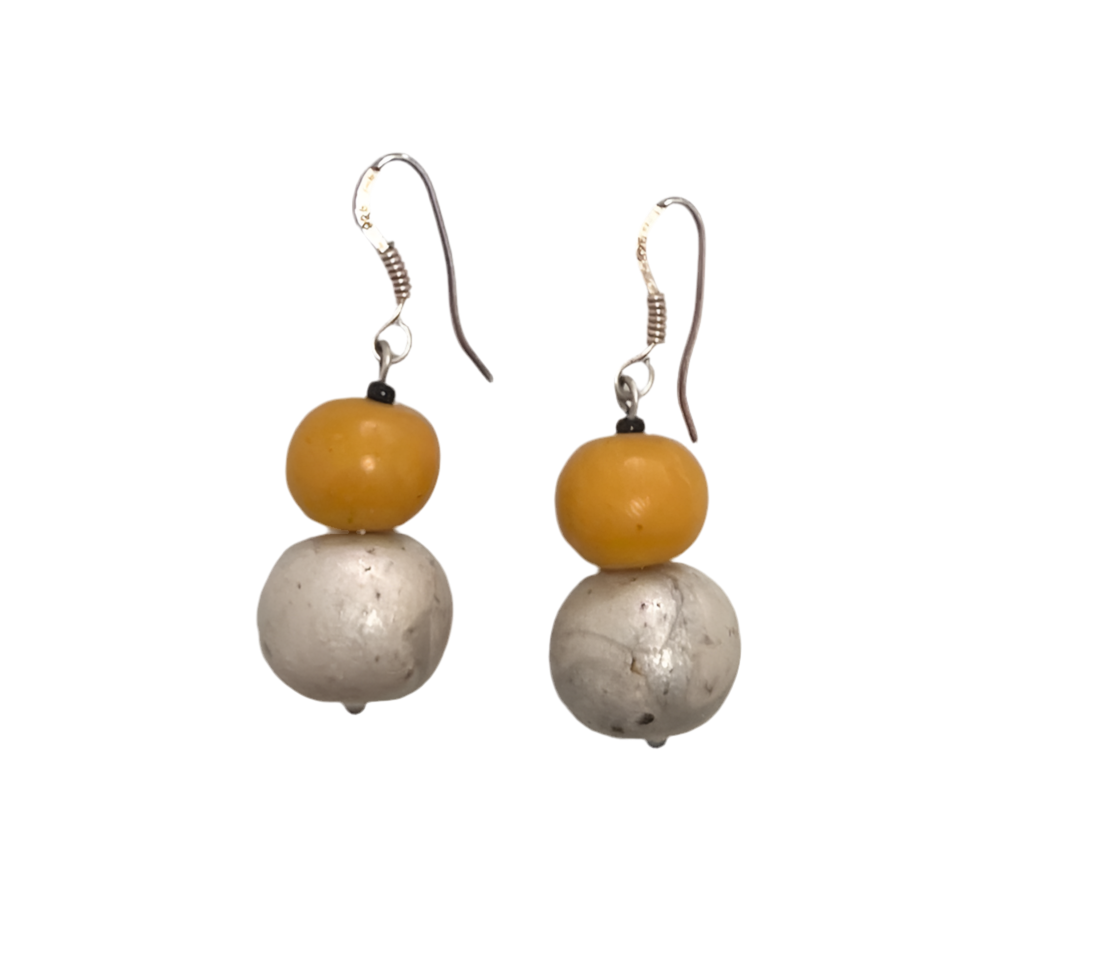 Samunnat jewellery ||double bead spice earrings
