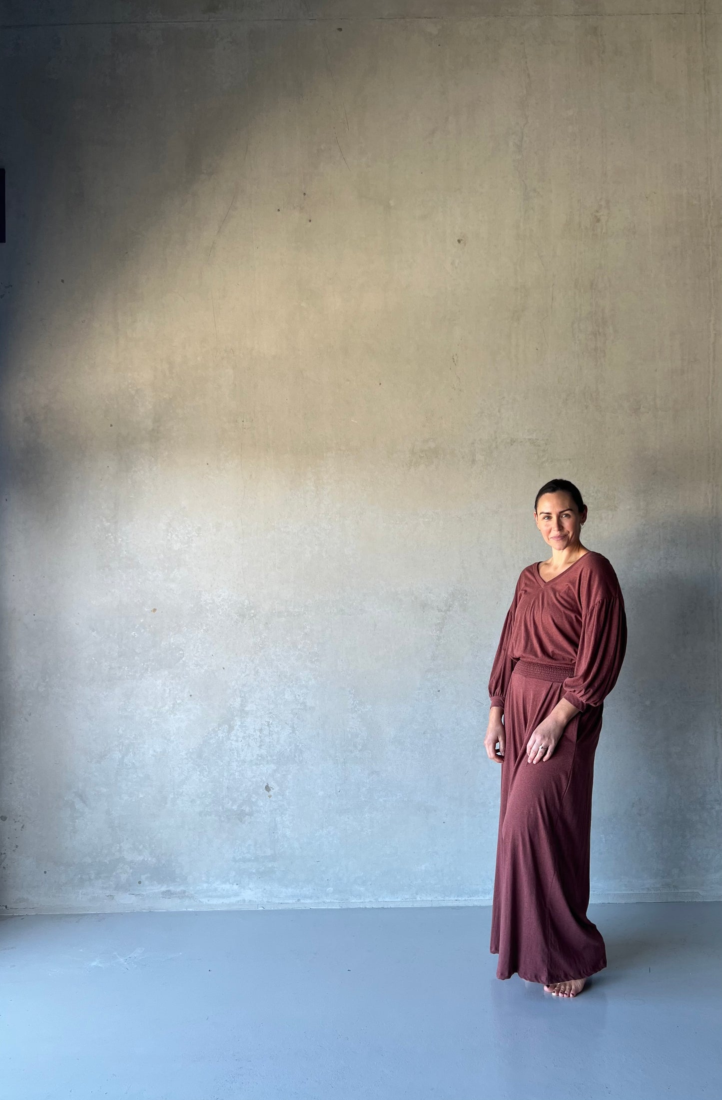 ethik organic cotton || wide leg pants
