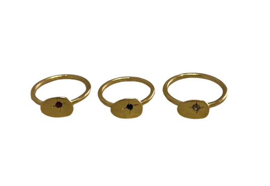 Jaipur gold jewellery || signet stone ring